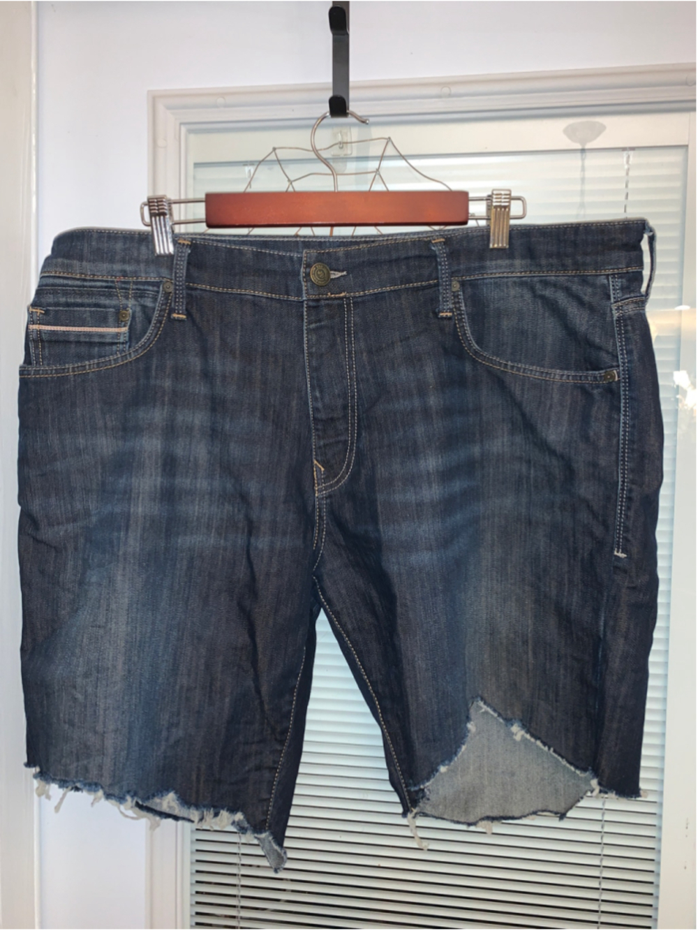 Men's Mavi Myles Jean Shorts Blue Waist 40